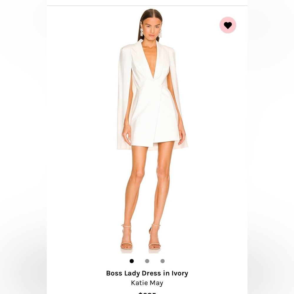 Katie May Boss Lady Dress - ivory - XS